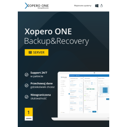 Licencja Xopero ONE Serwer Agent (licencja dożywotnia) +1 rok wsparcia standard