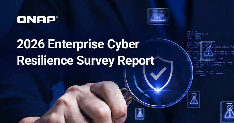 QNAP publikuje raport Enterprise Cyber Resilience Report 2026, wzywając do przejścia od polegania wyłącznie na kopiach zapasowyc