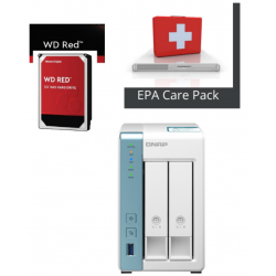Zestaw QNAP TS-231K + Dyski WD RED PLUS + EPA Care Pack